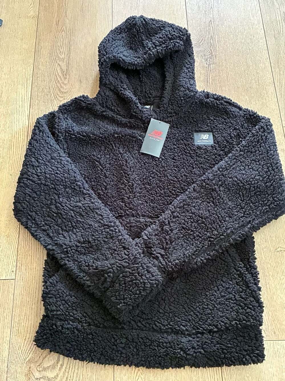 New Balance All Terrain Faux Sherpa Pullover Hoodie-NWT-Size XL
